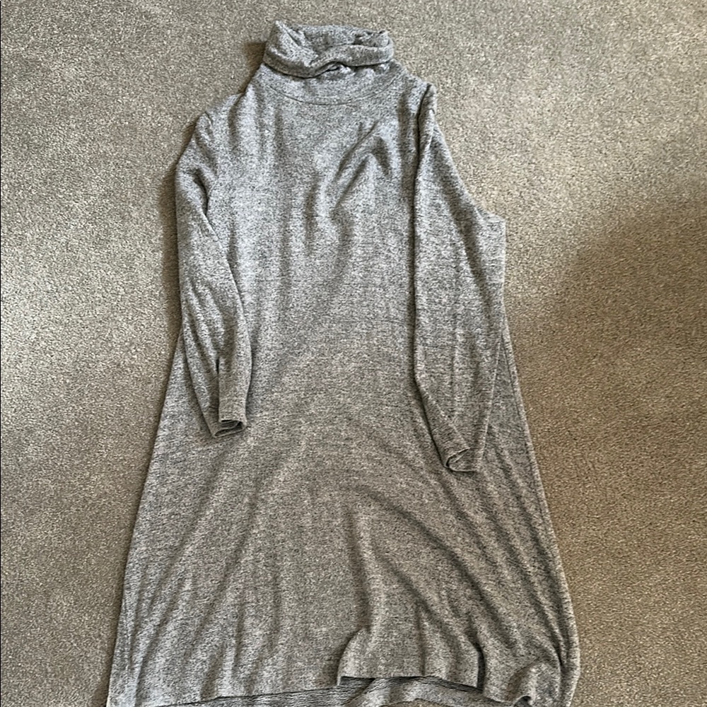 American Eagle Outfitters Gray Long Sleeve Dress